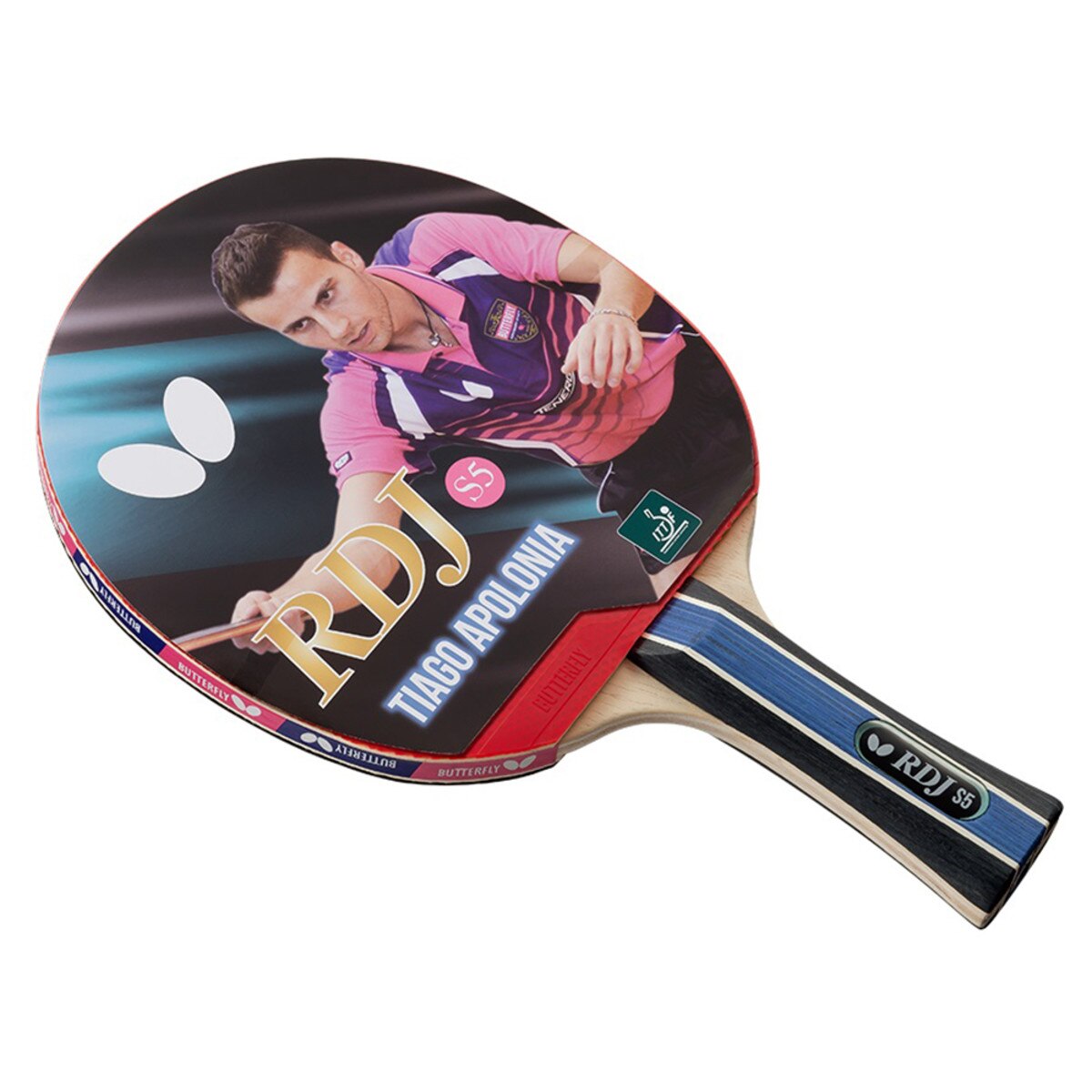 Butterfly RDJ S5 Racket: Pre-Assembled Racket